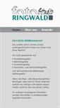 Mobile Screenshot of foto-ringwald.de